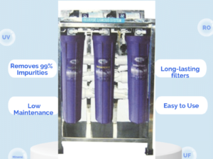 Which water purifier is best for a factory & office? 50 LPH RO PLANT